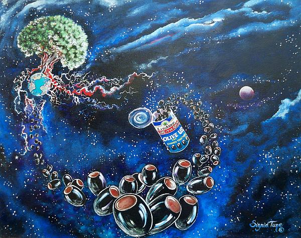 238 Oliveus Are Canned Together Painting